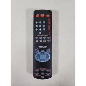 US Electronics TV/CABLE/VCR 3-IN-1 Memory Lock Remote Control Universal